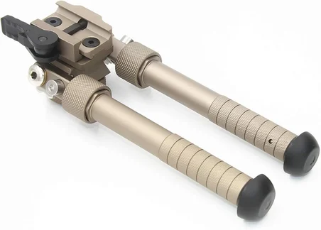Evimdeyokyok Super X Tac Tüfek Aparatı Picatinny Ray 20mm Ayarlanabilir Bipod Alüminyum Alaşımlı Katlanabilir