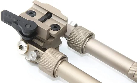 Evimdeyokyok Super X Tac Tüfek Aparatı Picatinny Ray 20mm Ayarlanabilir Bipod Alüminyum Alaşımlı Katlanabilir
