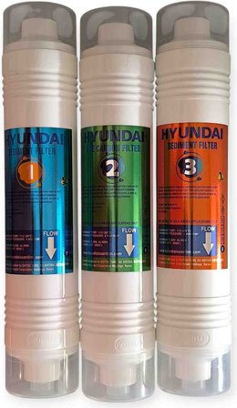 Hyundai Su Arıtma Filtresi Hyundai 3 'lü Set