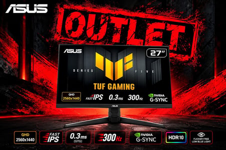 Asus TUF Gaming VG27AQML5A 27" 0.3 ms 2K Pivot IPS 300 Hz Oyuncu Monitörü