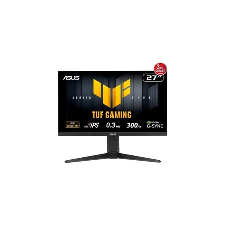 Asus TUF Gaming VG27AQML5A 27" 0.3 ms 2K Pivot IPS 300 Hz Oyuncu Monitörü