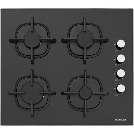 Silverline BO6501B01 - CS5343B01 - 3490 Oslo Siyah Ankastre Set