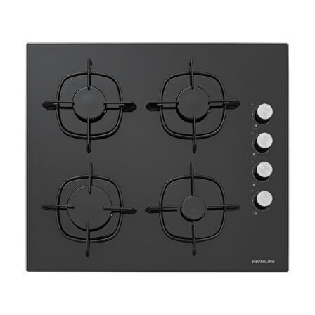 Silverline BO6503B01 - CS5335B01 - 3420 Classy 60 Siyah Cam Ankastre Set