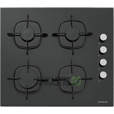 Silverline BO6504B01 - CS5335B01 - 3457 Soho Siyah Ankastre Set