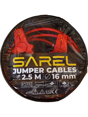 Sarel Akü Takviye Kablosu 16 Mm 2.5 m