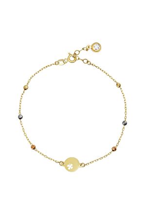 Altınkesesi 14 Ayar Altın Dorika Bileklik