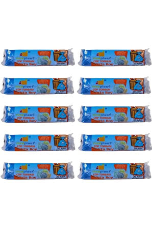 Niceplast Orta Boy Çöp Poşeti 55*60 10 Lu