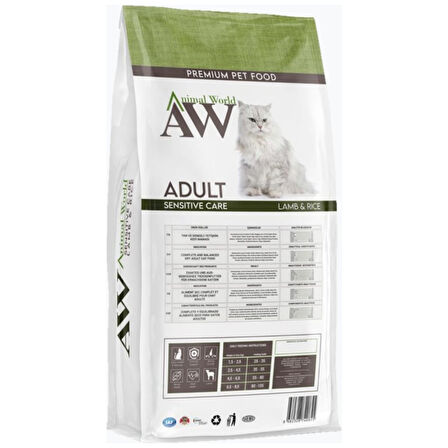 Kuzu Etli Pirinçli Yetişkin Kedi Maması 15 kg