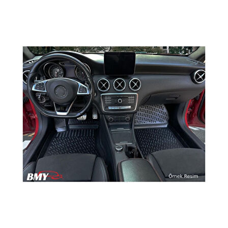 Hyundai Kona 2024 Sonrası (Elektrikli) 3D Araca Özel Havuzlu Paspas ve Alt Bagaj Havuzu Siyah Bmy