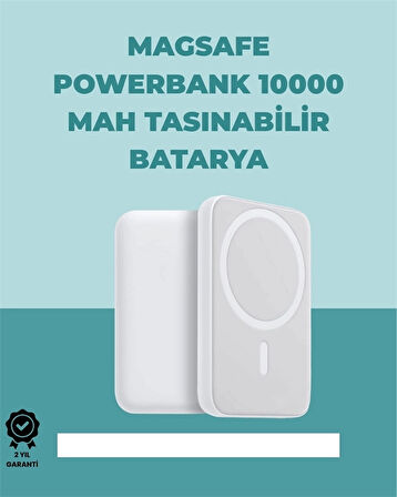 MagSafe Manyetik Powerbank – iPhone İçin Hızlı, Kablosuz ve Güvenli Şarj