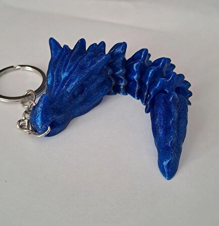 Cosmos Craft Ejderha figürlü,hareketli anahtarlık.plastik 11 cm