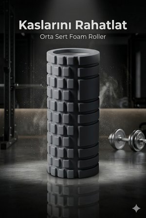 Yüksek Yoğunlukta Orta sert Foam Roller Fıtness Pilates Yoga Masaj Köpüğü Masaj Rulosu