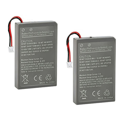PS4 V2 batarya Sony PlayStation 4 DualShock V2 PS4 V2 Oyun Kolu slim /Pro Battery V1 3.7V. 2000 mah polimer pil