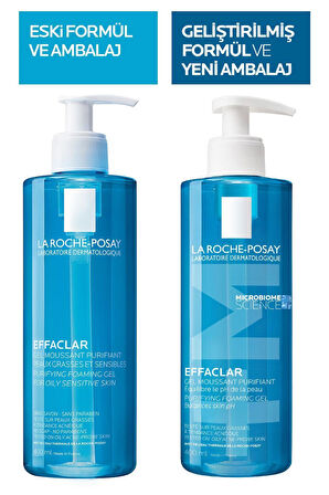 La Roche Posay Effaclar Temizleme Jeli 400ml Yağlı ve Akneye Eğilim Gösteren Ciltler