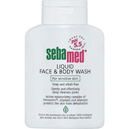 Sebamed Yüz ve Vücut Temizleyici Likit 200 Ml