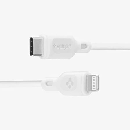 Spigen Essential USB-C to Lightning (1 Metre) Hızlı Şarj/Data Kablosu MFI Lisanslı C10CL Beyaz