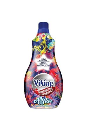 Viking Allstar Konsantre 60 Yıkama Yumuşatıcı 1.44 lt 3'lü