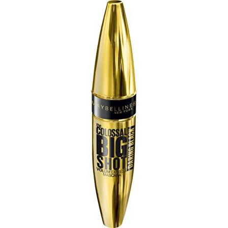 Maybelline The Colossal Big Shot Volum Express Daring Black Fiber Fırça Siyah Rimel