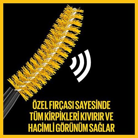 Maybelline The Colossal Curl Bounce Fiber Fırça Siyah Rimel