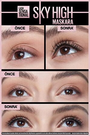 Maybelline Lash Sensational Sky High Fiber Fırça Siyah Rimel