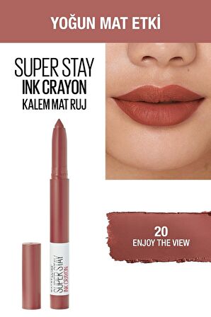 Maybelline Kalem Ruj - Sw Superstay Ink Crayon 20 Enjoy The View