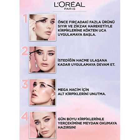 Loreal Paris Air Volume Kıl Fırça Siyah Rimel