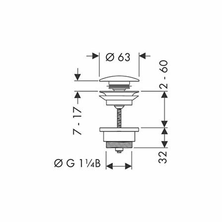 Hansgrohe Tapa Seti Basmalı Kumanda G11 4 Krom