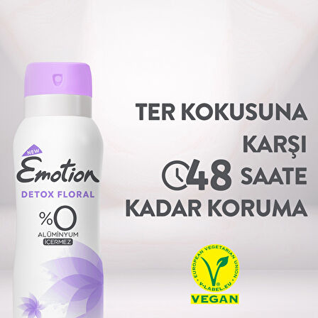 Emotion Detox Floral Kadın Deodorant 6 x 200 ml