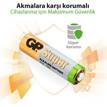 GP 27A-2C5 12V ALKALİN PİL 5 Li