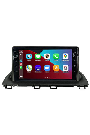 MAZDA AXELA ANDROİD MULTİMEDYA CARPLAY OEM 4GB RAM+64GB HDD NAVİGOSYAN TUŞLU EKRAN