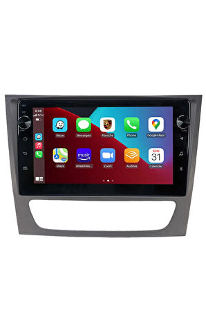 MERCEDES E200 ANDROİD MULTİMEDYA CARPLAY OEM 4GB RAM+64GB HDD NAVİGOSYAN TUŞLU EKRAN