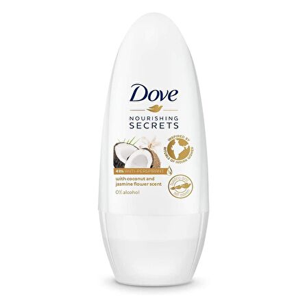 Dove Nemlendirici Bakım Sırları Antiperspirant Leke Yapmayan Kadın Roll-On Deodorant 50 ml