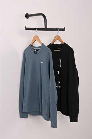 Duvara Monte Siyah T Baston Oval Borudan