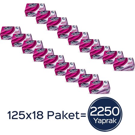 Platinum Pratik Mendil 125'li (18 Paket X 125 Yaprak)