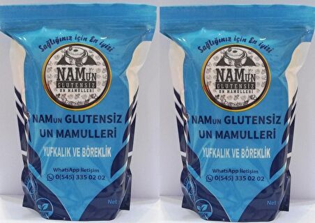 NAM GLUTENSİZ YUFKALIK BÖREKLİK UN 1 KG X 2 PAKET