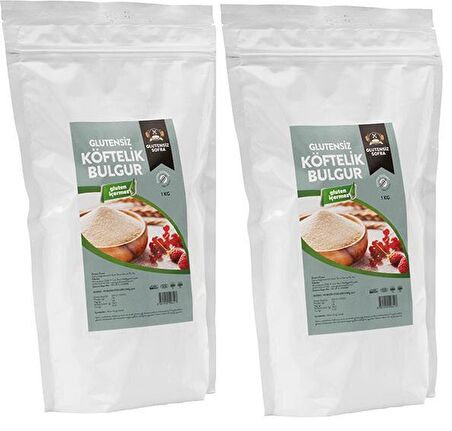 SOFRA GLUTENSİZ KÖFTELİK BULGUR 1 KG X 2 PAKET