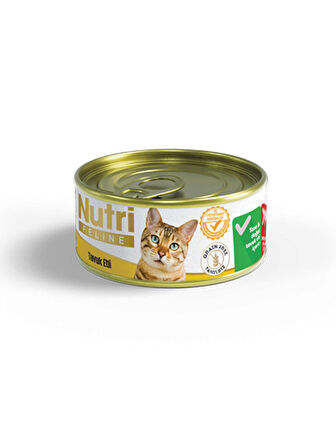 Nutri Feline 85Gr Tavuk Etli 12Adet Yaş Kedi Maması