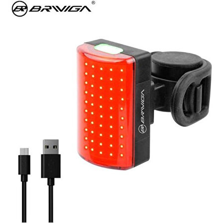 Eastpower EBL-3355 100 Lümen USB Şarjlı Bisiklet Arka Stop Işık