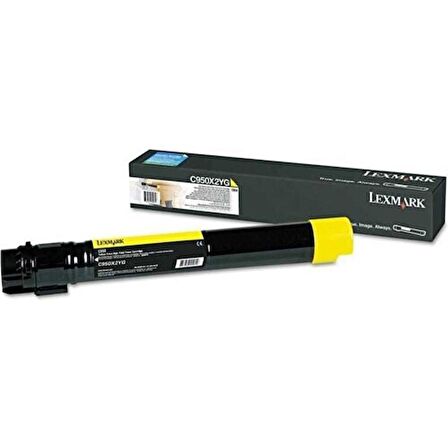 Lexmark C950X2YG Sarı Spot Orjinal Spot Orjinal Toner