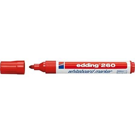 Edding 260 Beyaz Tahta Kalemi - Kırmızı