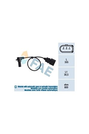 Eksantirik Devir Sensörü Otomatik Golf Iv-Octavıa-Leon-Toledo-A3 1.6-1.8-1.9 T-Fsı-Tdı-Sdı