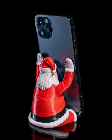 Yılbaşı Hediyesi Noel Baba Telefon Standı