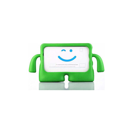 Teleplus iPad 9.7 2018 6.nesil Kılıf Ibuy Karakter Tutacaklı Silikon  Yeşil