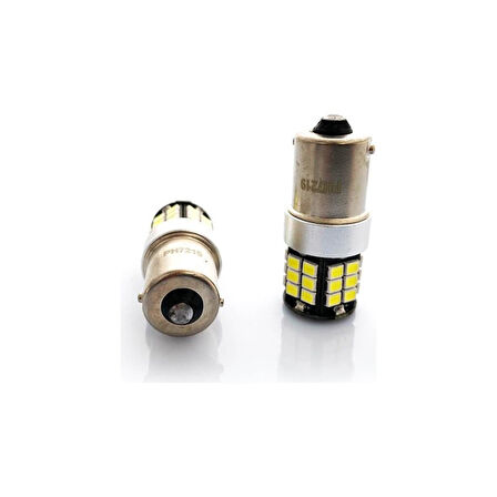 P21W Tek Duy Beyaz LED Oto Ampul PH7219