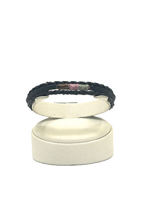 UNİSEX MIKNATIS KİLİTLİ DERİ BİLEKLİK