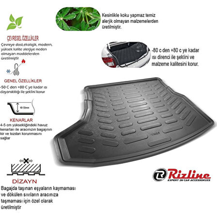 Renault Clio 4 2012-2019 3D Paspas ve Bagaj Havuzu