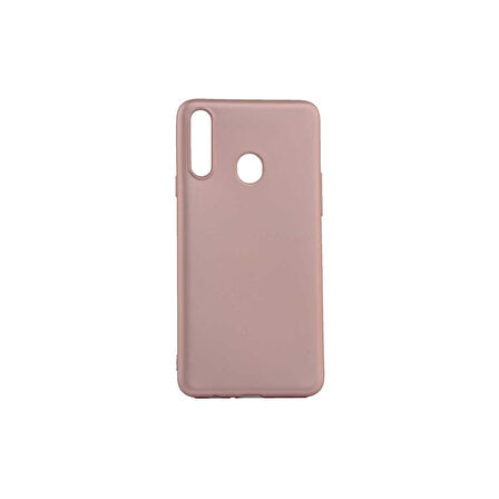 Teleplus Samsung Galaxy A20S Kılıf Premier Silikon Esnek Arka Koruma Bronz