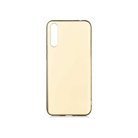 Teleplus Huawei P Smart S Kılıf Premier Silikon Esnek Koruma Gold