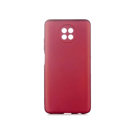 Teleplus Xiaomi Redmi Note 9t Kılıf Mat Soft Premier Silikon Mürdüm