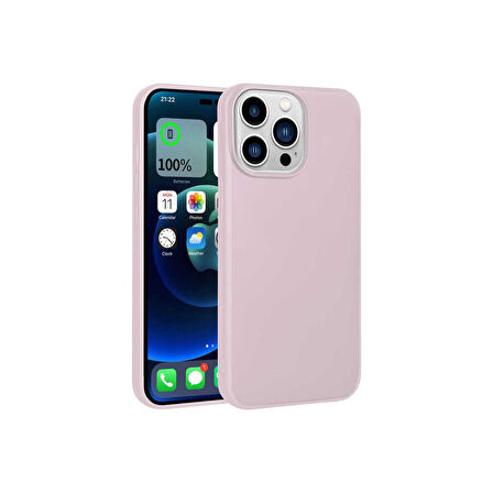 Teleplus Apple iPhone 15 Pro Max Kılıf Renkli Lüx Korumalı Premier Mat Silikon Bronz